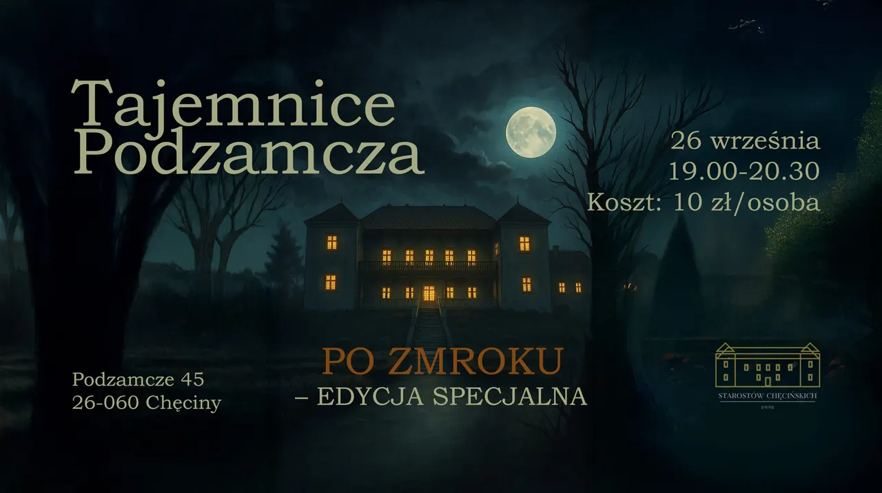 Wyjątkowe nocne zwiedzanie Podzamcza. Z barokową muzyką, poczęstunkiem, przewodnicy w strojach z epoki